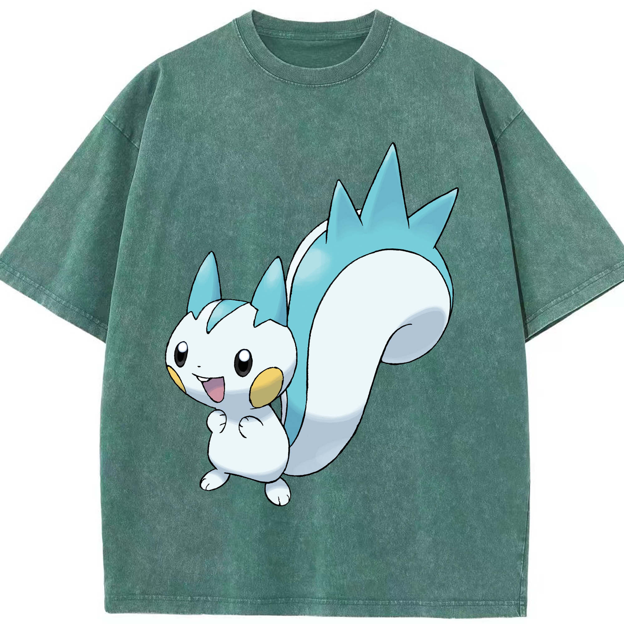 （画像用） ポケットモンスター Pokémon 綿100% ヴィンテージ風 半袖Tシャツ（フロントプリント）